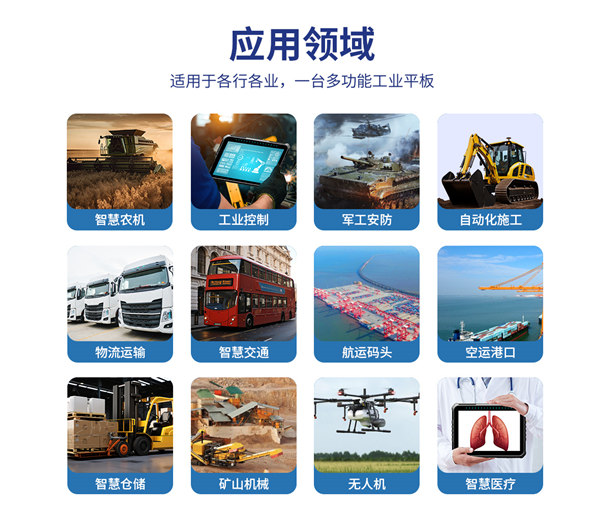 通宝TB222智显10寸车载工业平板的行业应用